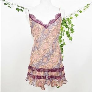 Victoria's Secret orange paisley lace camisole.Large